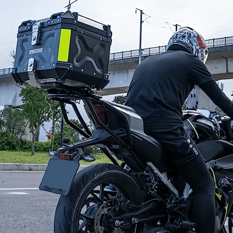 Waterproof Motorcycle Trunk Tail Box With Safety Lock