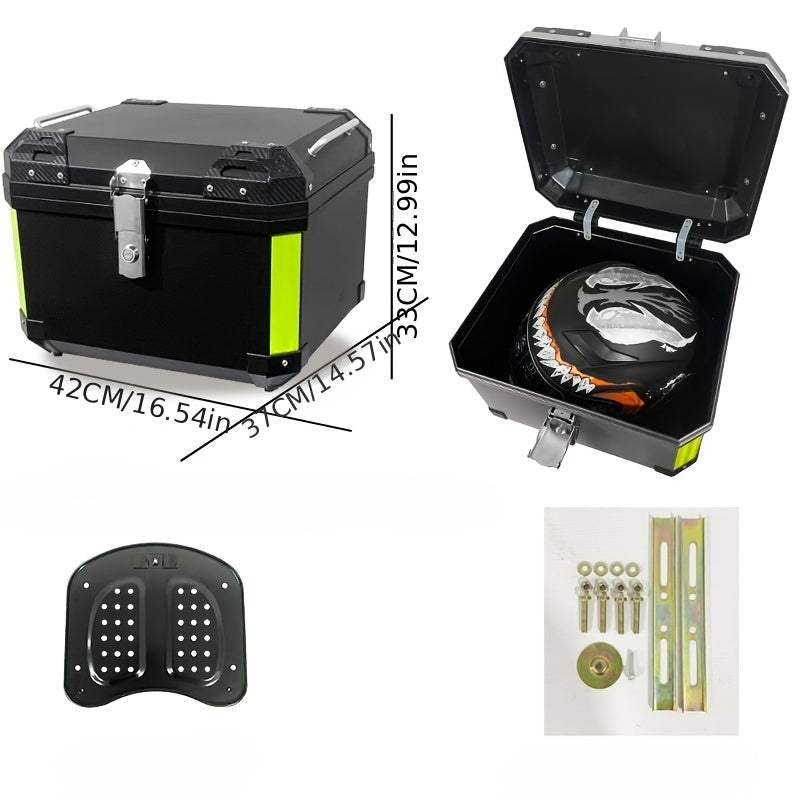 Waterproof Motorcycle Trunk Tail Box With Safety Lock