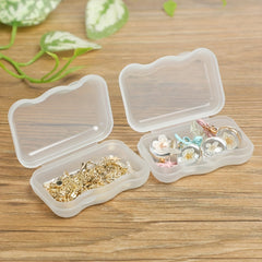 Portable Transparent Jewelry Storage Box Lightweight Carry On Organizer