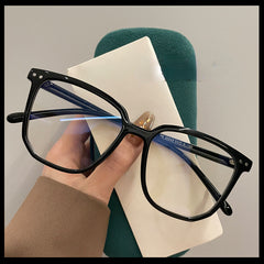 2pcs Girl's Irregular Anti Blue Light Glasses Vintage Computer Eyeglasses