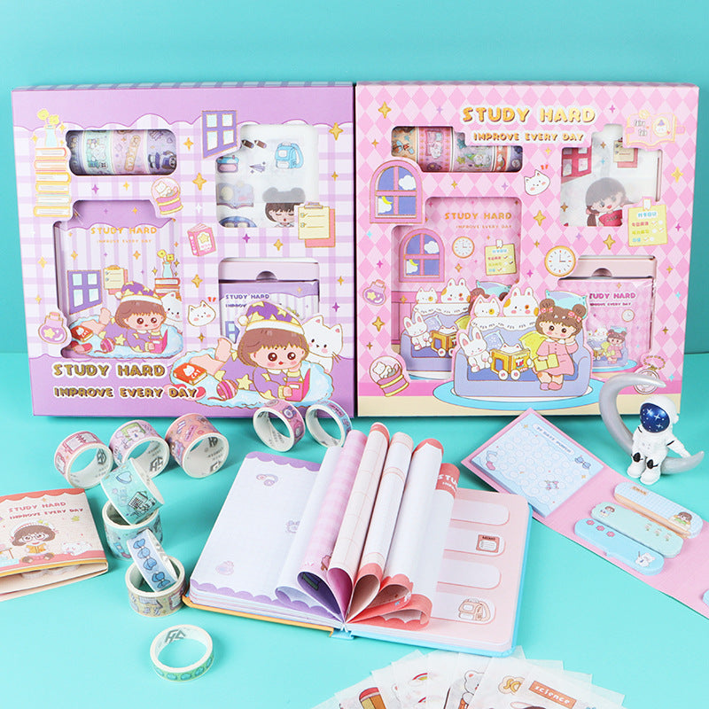 Hand Account Book Diary Journal Set - Students Birthday Gift