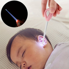 Baby Luminous Ear Spoon With Light Soft Ear Cleaner