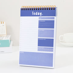 Daily Planner A5 Coil Book English Week Planner To Do List Schedule