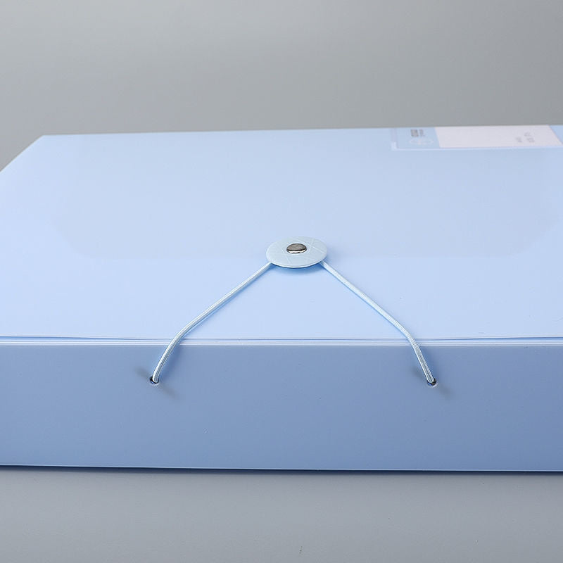 3pcs Morandi File Box Set Large Capacity Storage for Office Supplies