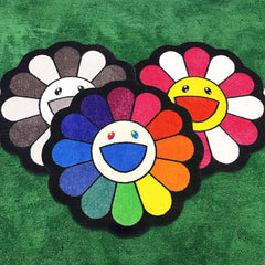 Sunflower Plush Rug Soft Fluffy Carpet Bathroom Living Room Bedroom
