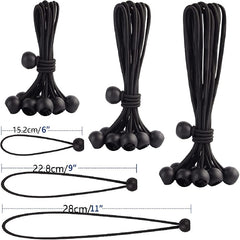 10pcs Ball Bungee Cords 6 9 27 94cm Tarp Canopy Bungee Balls