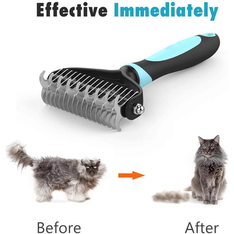 Pet Hair Removal Comb for Tangle-Free Grooming