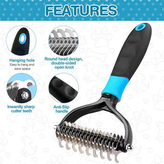 Pet Hair Removal Comb for Tangle-Free Grooming