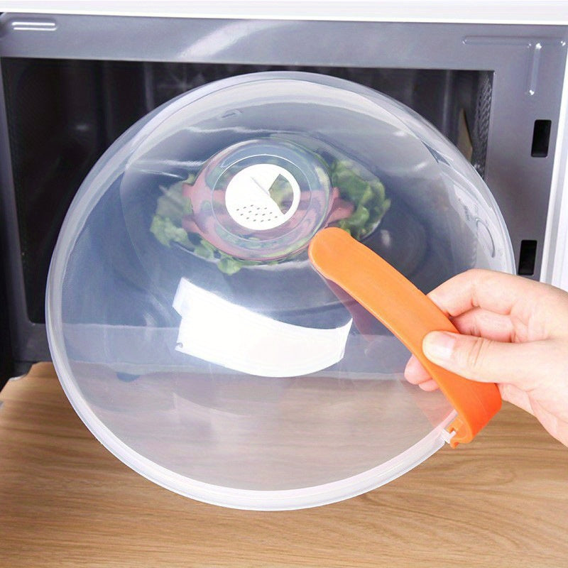 Transparent Splash Proof Food Cover Microwave Oven Tray Cover
