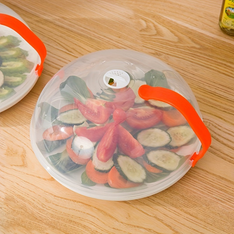 Transparent Splash Proof Food Cover Microwave Oven Tray Cover