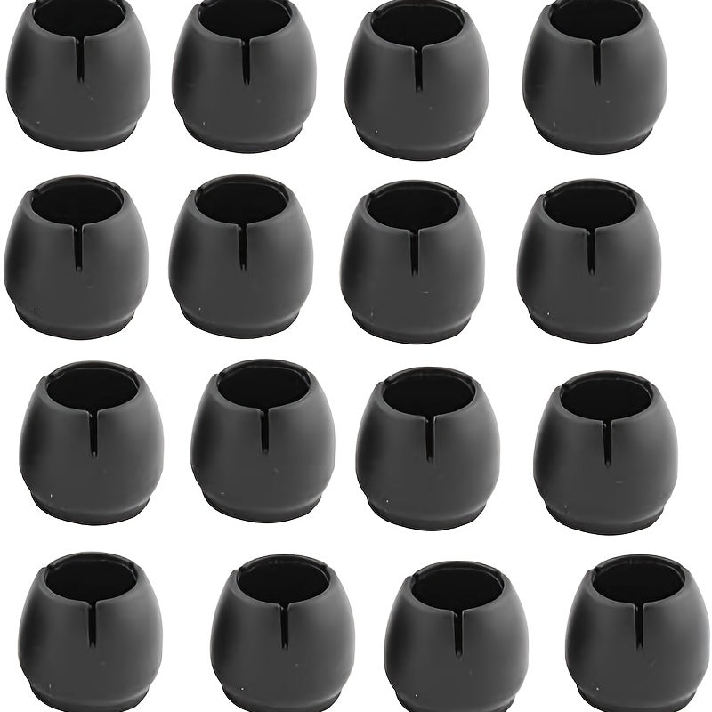 16pcs Silicone Chair Leg Caps Floor Protectors Furniture Feet Covers
