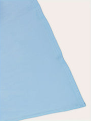  Maple Leaf & Letter Print Long Sleeve Sleep Dress
