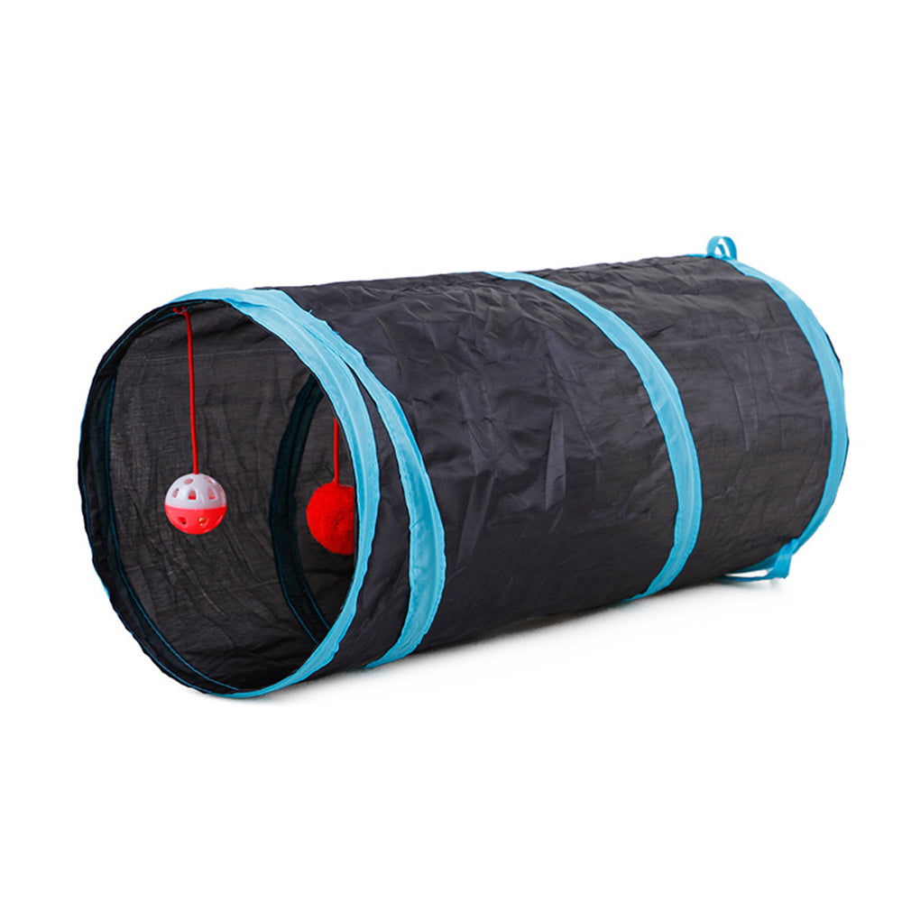 Funny Cat Tunnel 2 Holes Foldable Pet Toy