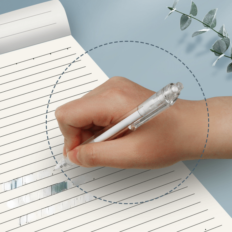 5pcs A5 A6 Upturned PP Paper w/ Plastic Cover Horizontal Vertical Flip Notebook