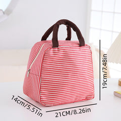 Portable Oxford Insulated Lunch Box Thermal Bag Picnic Bag