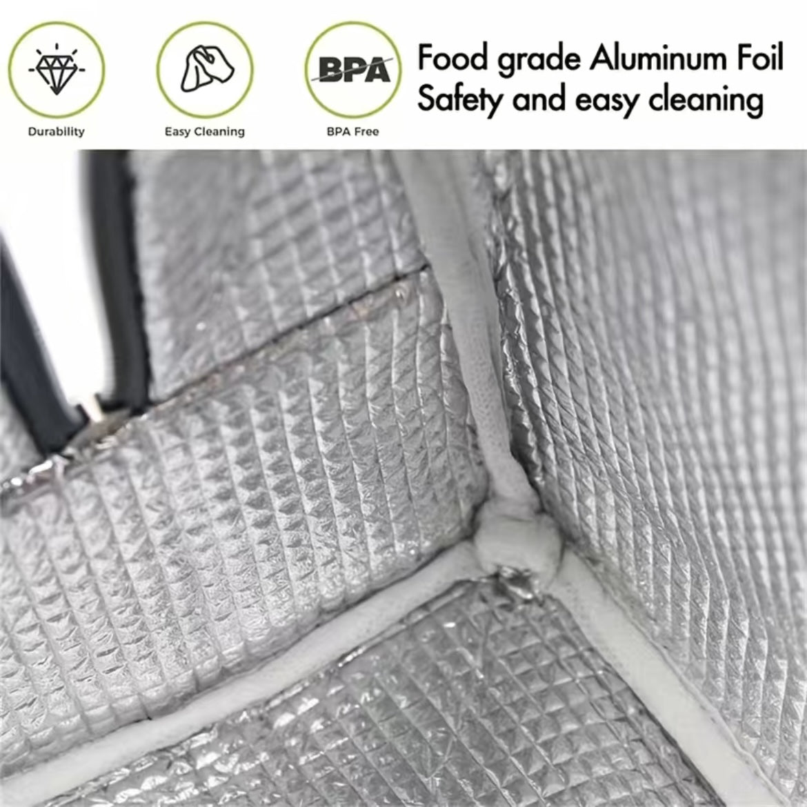 Portable Oxford Insulated Lunch Box Thermal Bag Picnic Bag
