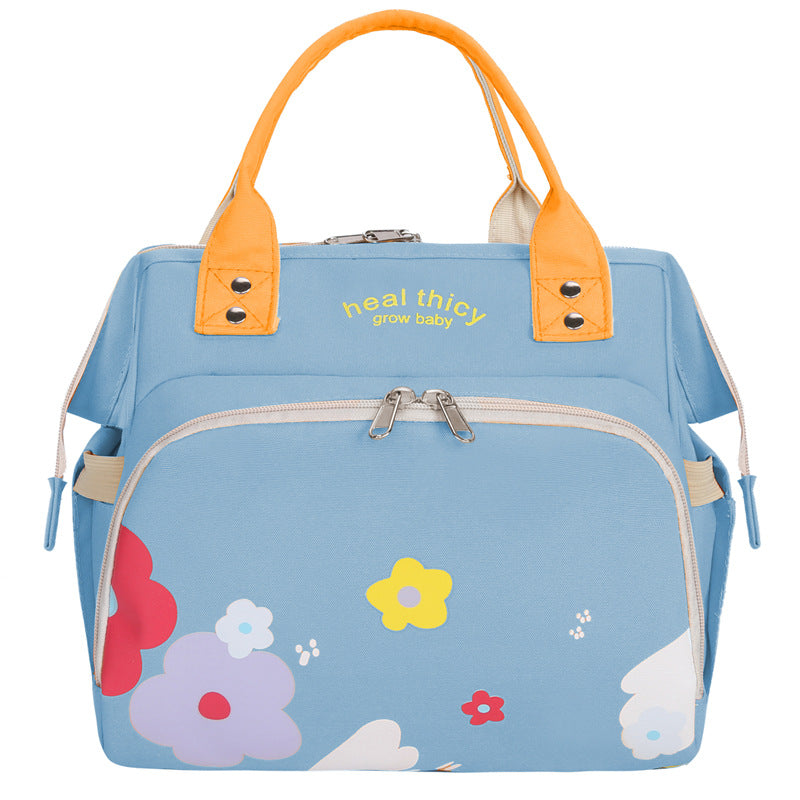 Mommy Bag Shoulder Bag Women Flower Mom Handbag Travel Lightweight