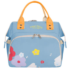 Mommy Bag Shoulder Bag Women Flower Mom Handbag Travel Lightweight