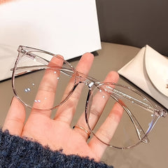 Transparent Light Blocking Glasses Anti Fatigue Eyewear