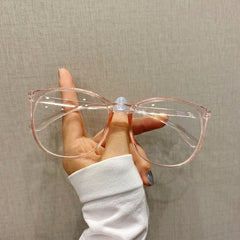 Transparent Light Blocking Glasses Anti Fatigue Eyewear