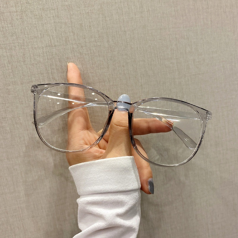 Transparent Light Blocking Glasses Anti Fatigue Eyewear