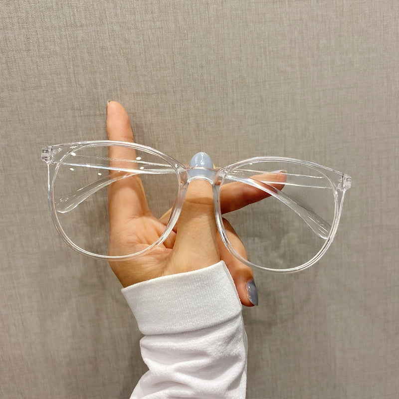 Transparent Light Blocking Glasses Anti Fatigue Eyewear