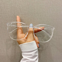 Transparent Light Blocking Glasses Anti Fatigue Eyewear