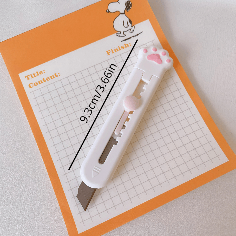 4pcs Paw Cat Cloud MINI Craft Box Wrapping Paper Cutter