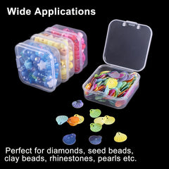 Beaded Storage Box Nail Art Jewelry Earring Container