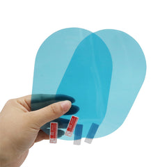 2pcs Car Truck Rearview Mirror Rainproof Film Anti Fog Anti reflective Clear Wat