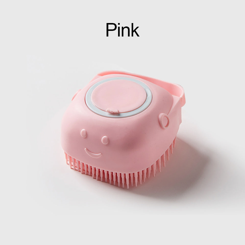 Pet Shampoo Brush Massage Comb for Dog & Cat Grooming