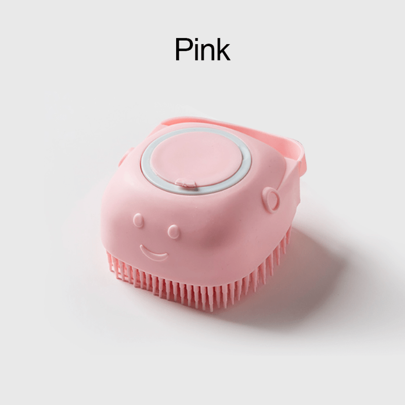 Pet Shampoo Brush Massage Comb for Dog & Cat Grooming