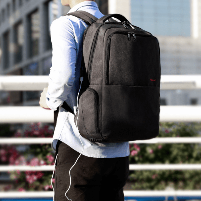Men's Anti-theft Backpack USB Charging Large Capacity Waterproof Travel Schoolba