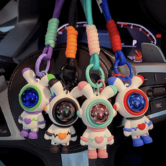 Space Rabbit Car Keychain For Men Year Of The Rabbit Little Rabbit Pendant