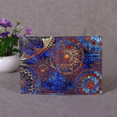 Printed Canvas Passport Cover PU Leather