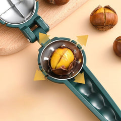 Handheld Chestnut Clip Nut Cracker Kitchen Tool for Home and Outdoor Use
