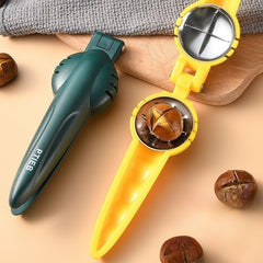 Handheld Chestnut Clip Nut Cracker Kitchen Tool for Home and Outdoor Use