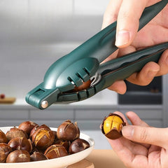 Handheld Chestnut Clip Nut Cracker Kitchen Tool for Home and Outdoor Use