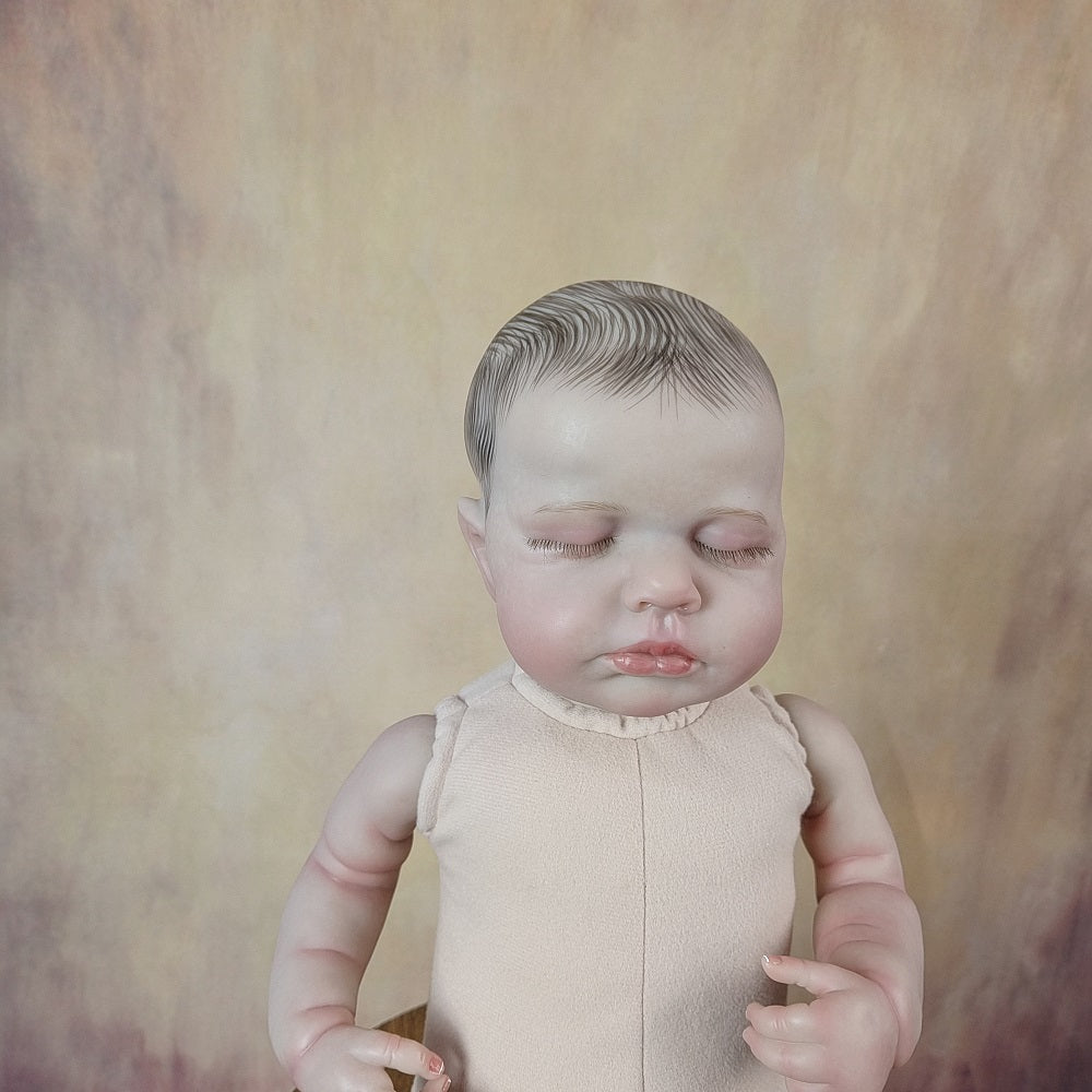 20in Soft Silicone Reborn Baby Doll Realistic Painted Skin Cloth Body Toy