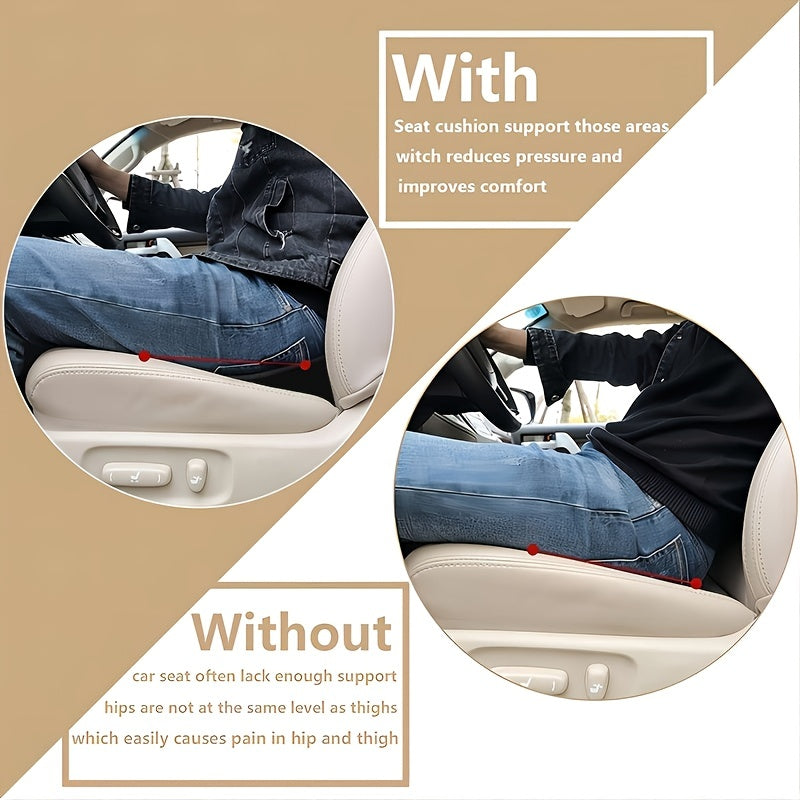 Memory Foam Car Seat Pad for Sciatica & Back Pain Relief