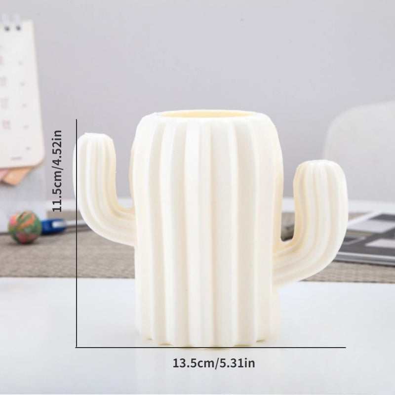 Cactus Pen Holder Desk Organizer Office Home Decor