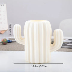 Cactus Pen Holder Desk Organizer Office Home Decor