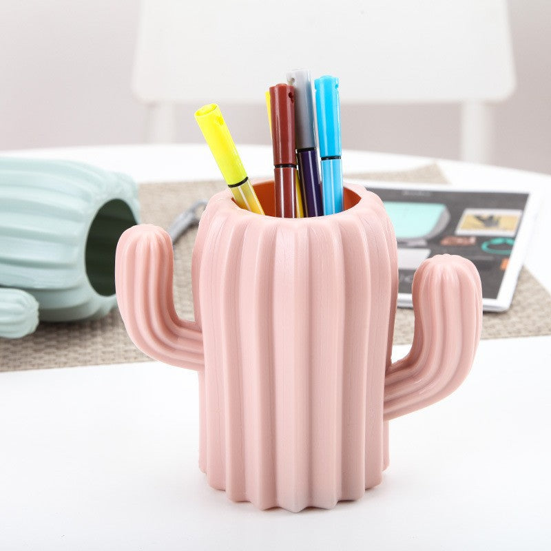 Cactus Pen Holder Desk Organizer Office Home Decor