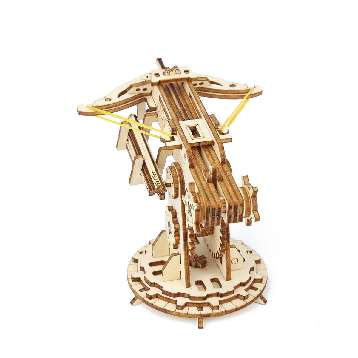 3D Siege Crossbow Wood Puzzle with Leather Band