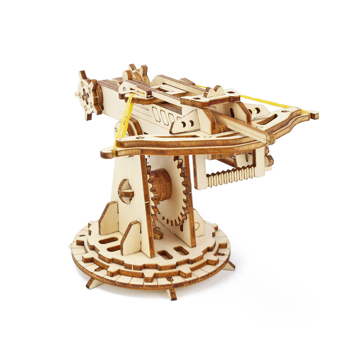 3D Siege Crossbow Wood Puzzle with Leather Band