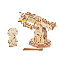 3D Siege Crossbow Wood Puzzle with Leather Band