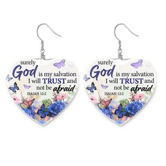 Heart Shaped Crystal Earring For Girls - Christmas Holiday