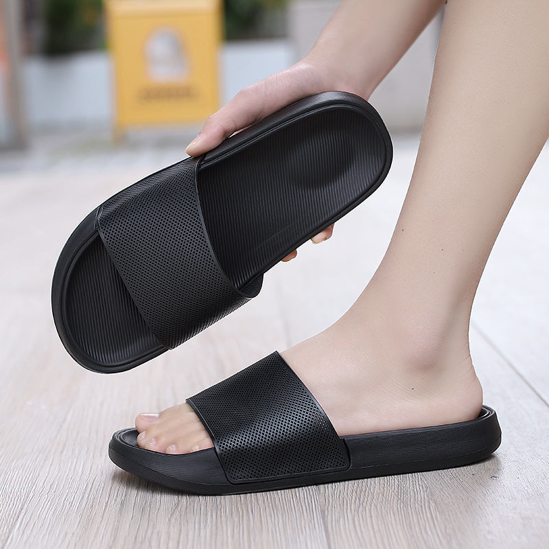 Men's Non-Slip Slides Open Toe Shoes for Indoor Outdoor Beach