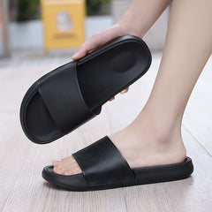 Men's Non-Slip Slides Open Toe Shoes for Indoor Outdoor Beach