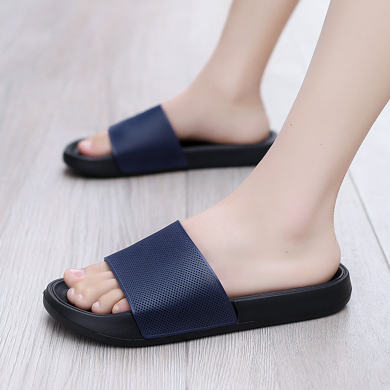Men's Non-Slip Slides Open Toe Shoes for Indoor Outdoor Beach